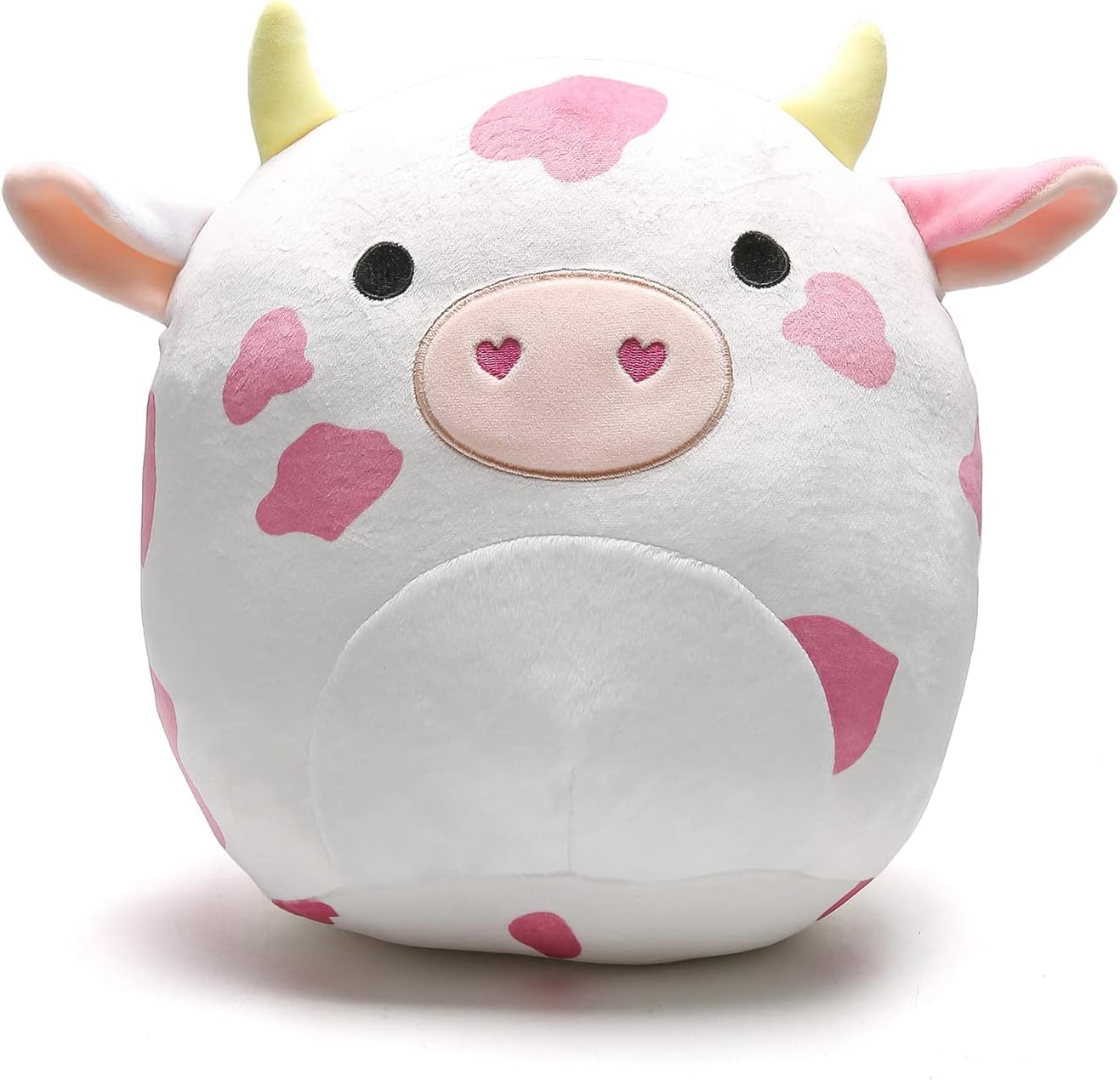12 Inch Spotted Cow Plush Pillow - 4D Cute Print