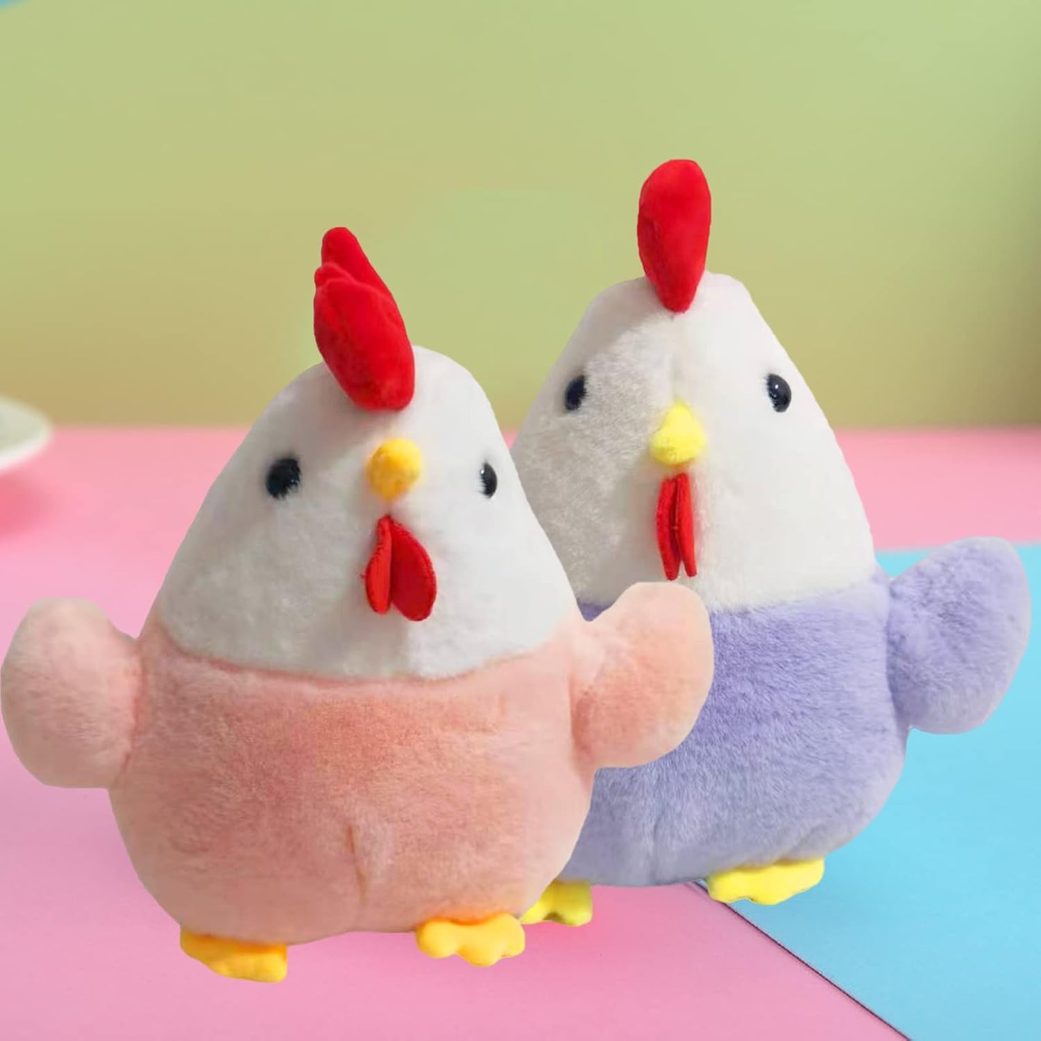 78-Inch Plush Chicken Toy with PP Cotton Filling for Kids