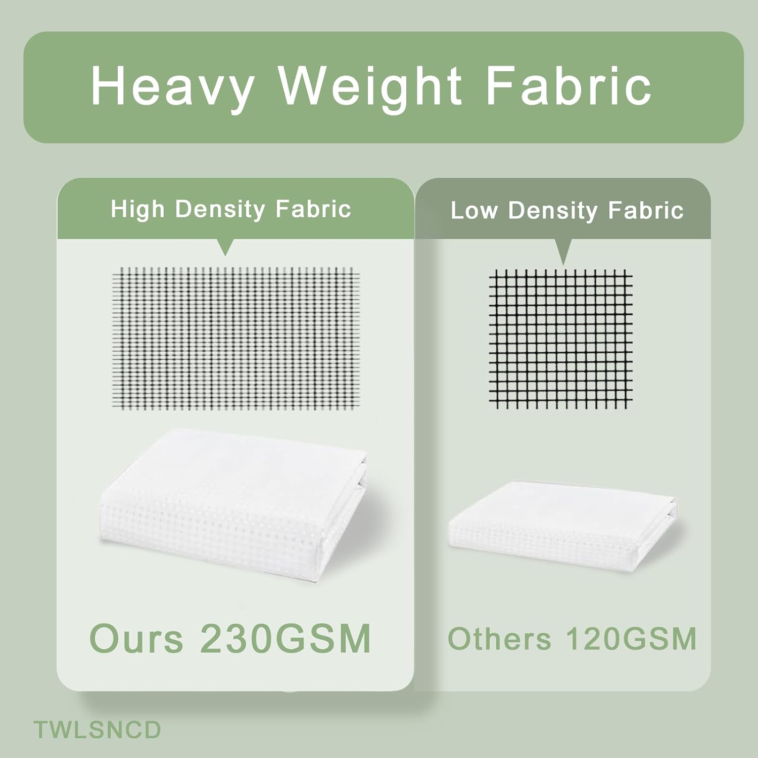 Heavy-Duty No Hook Waffle Weave Shower Curtain Hotel Quality White