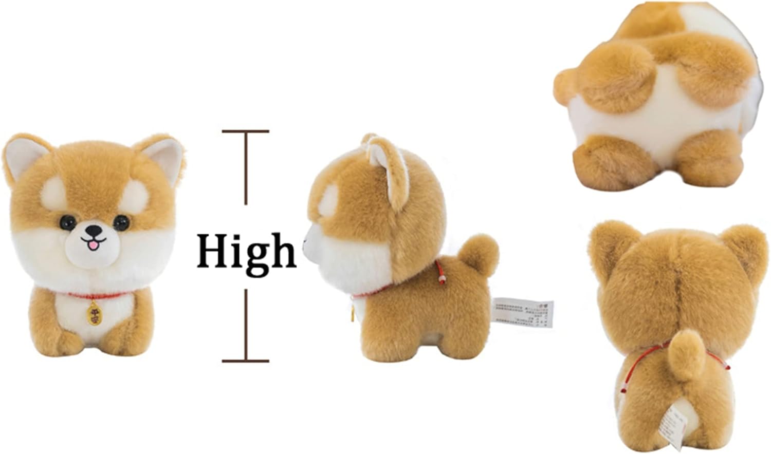 Cuddly Dog Plush Pillow Toy