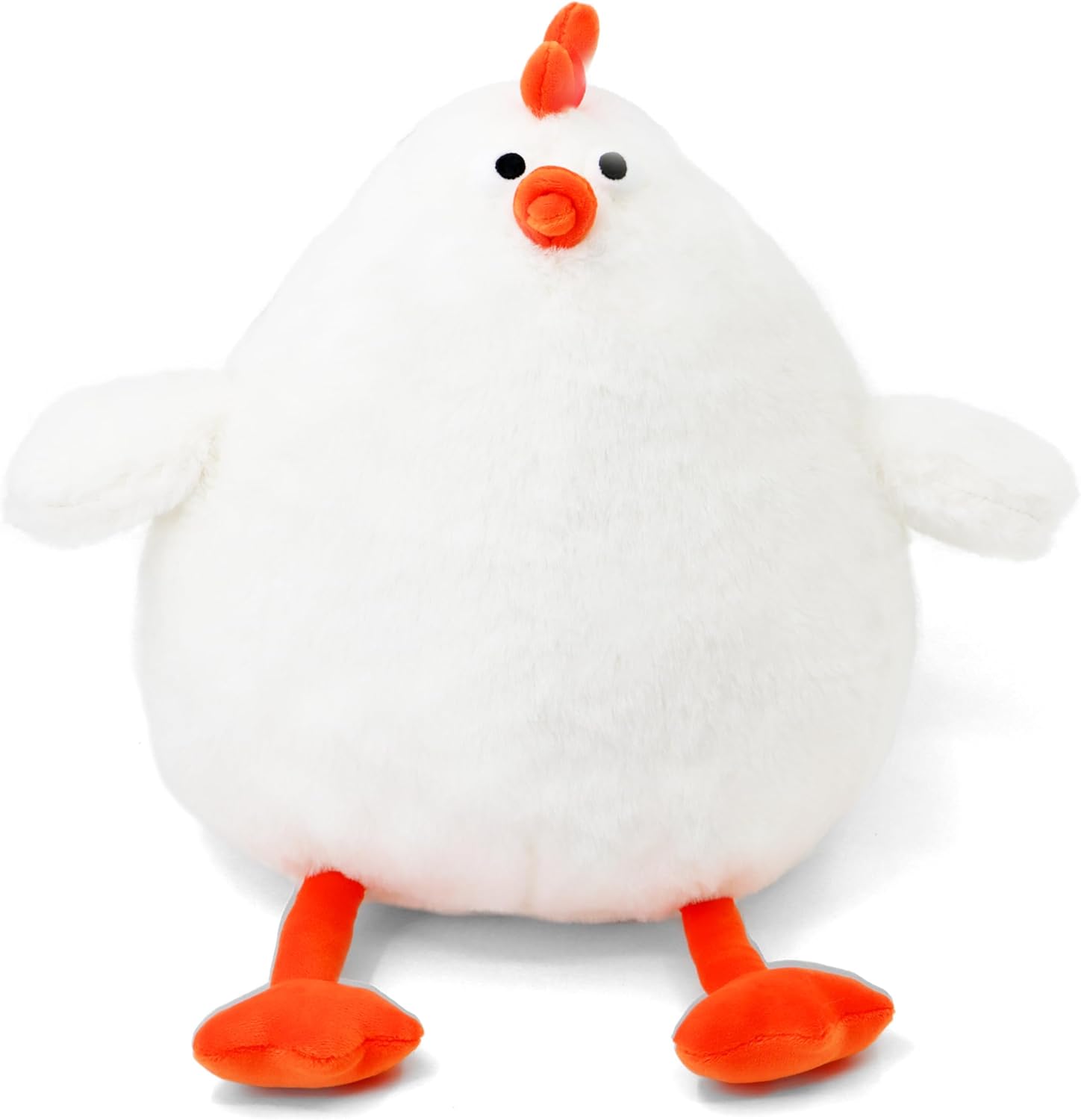 Cute White Animal Plush Toy Kawaii Fat Stuffed Animal for Kids