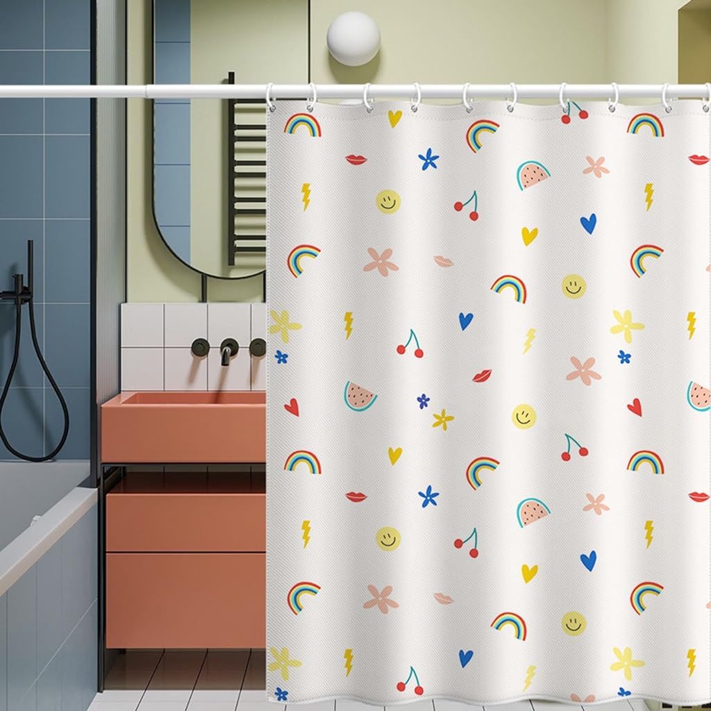 MACIUM Fruit Print shower curtain