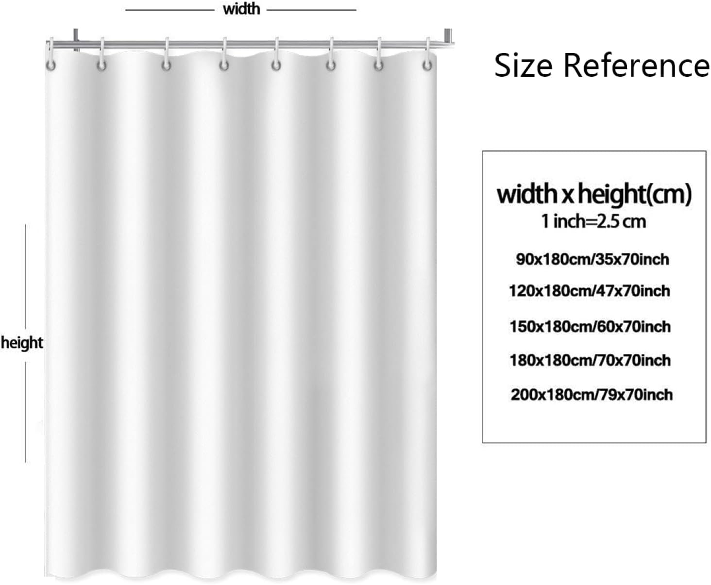 Modern Abstract Art Shower Curtain with Hooks
