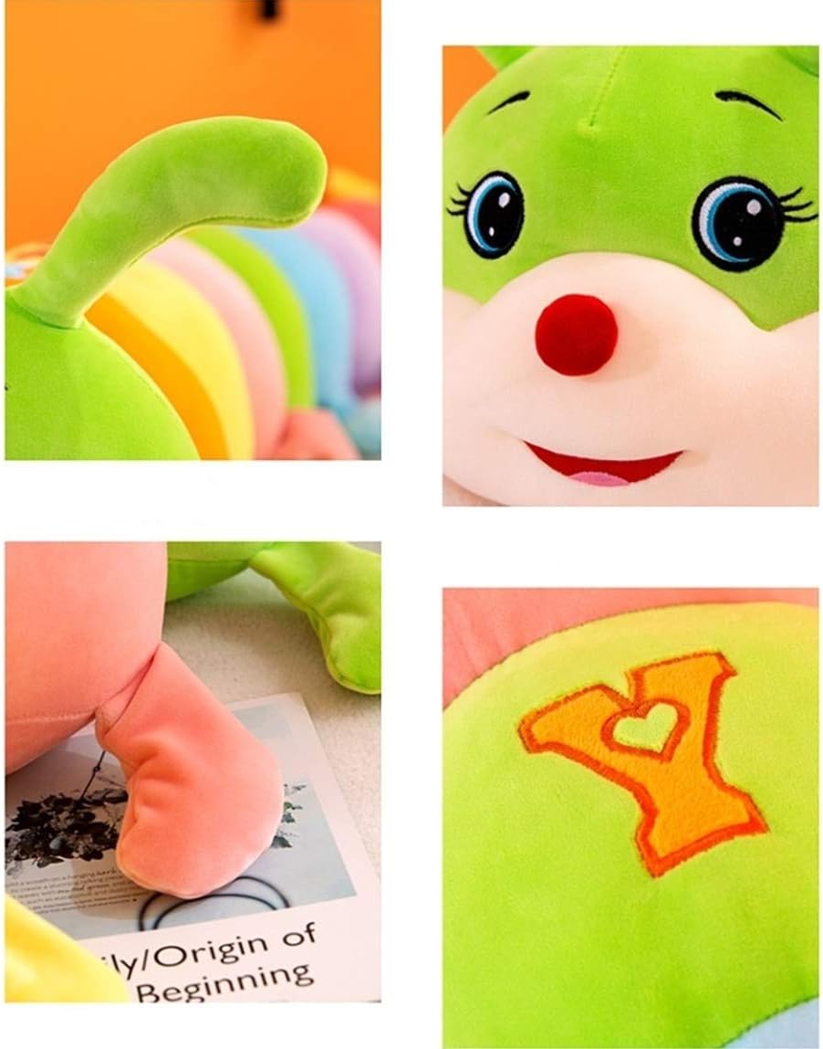 Big Hugging Caterpillar Pillow Multicolor Plush Toy