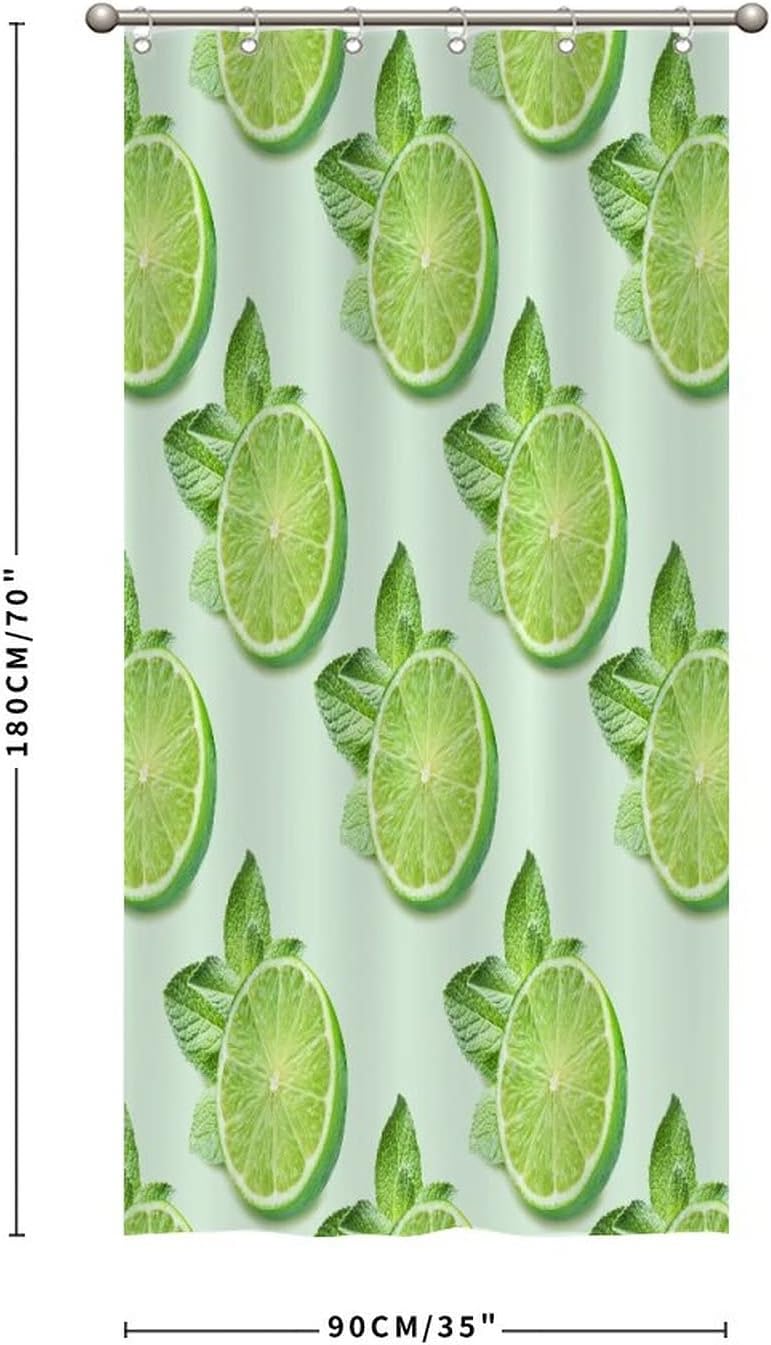 UTF4C Fruit Print 35 x 71 - Durable Machine Washable - Bath