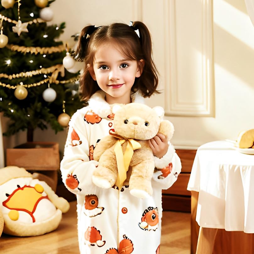 12-inch Non-Shedding Teddy Bear Weighted Plush for Kids Adults