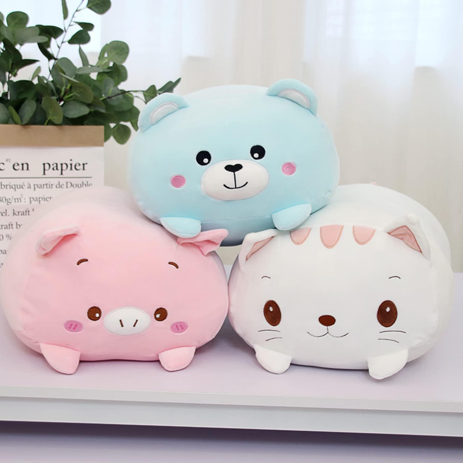 COSGOO Cute Plush Bear Pillow