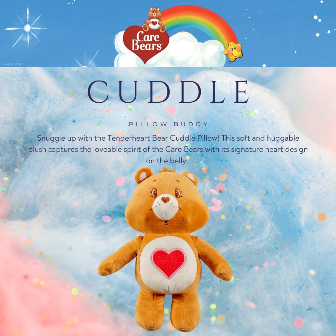 Tenderheart Bear Plush Cuddle Pillow