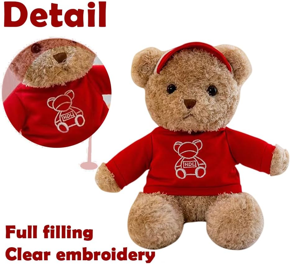 118 inch Teddy Bear Stuffed Animal Plush Pillow Toy Red