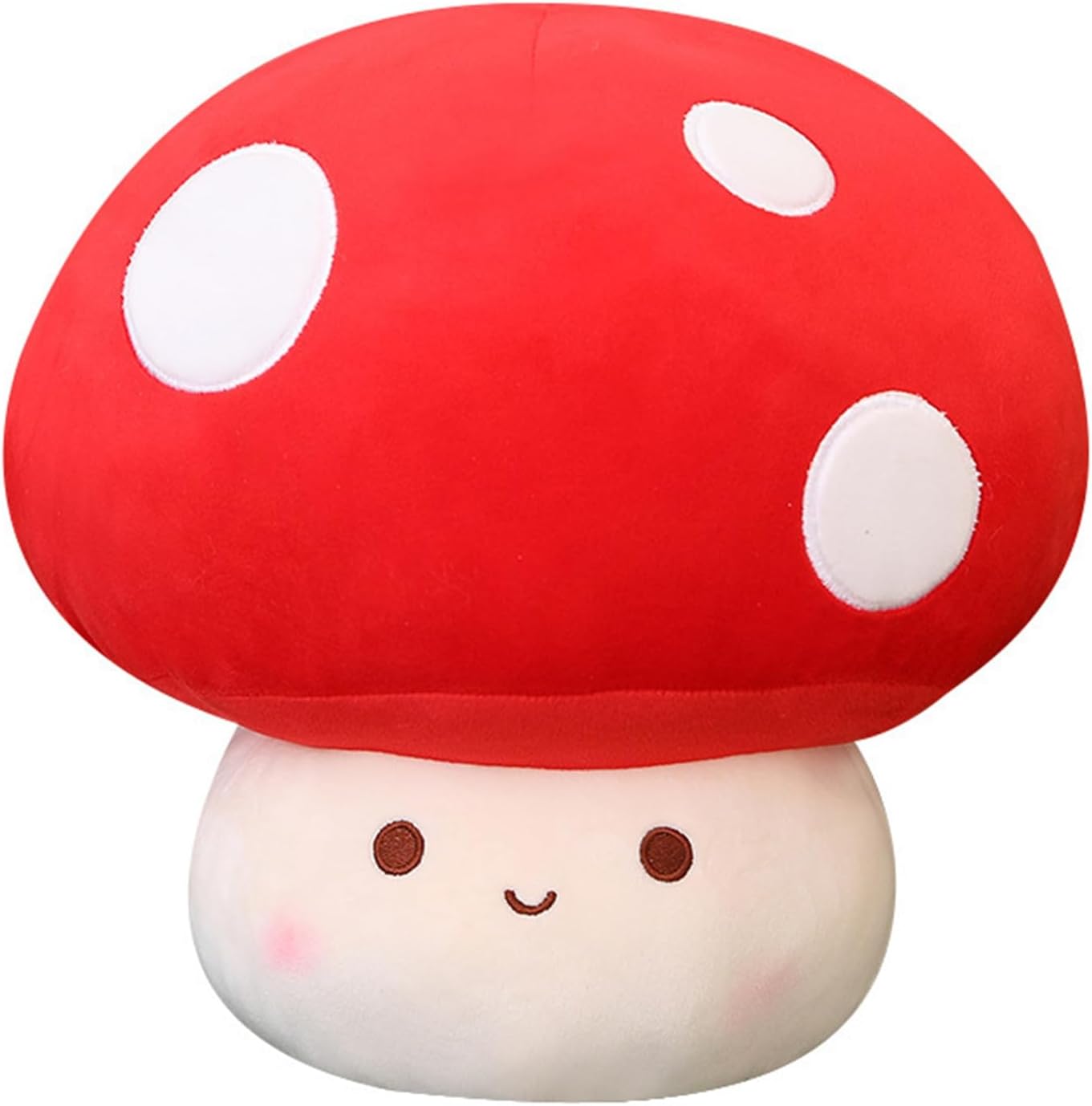 Soft Red Mushroom Plush Pillow Cute Toy for Kids and Girls