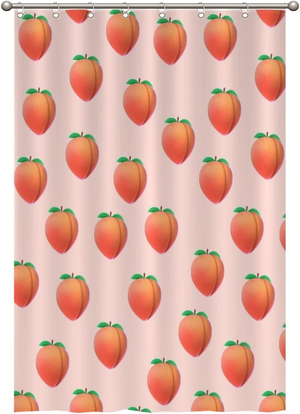 UTF4C Fruit Pattern Shower Curtain Liner
