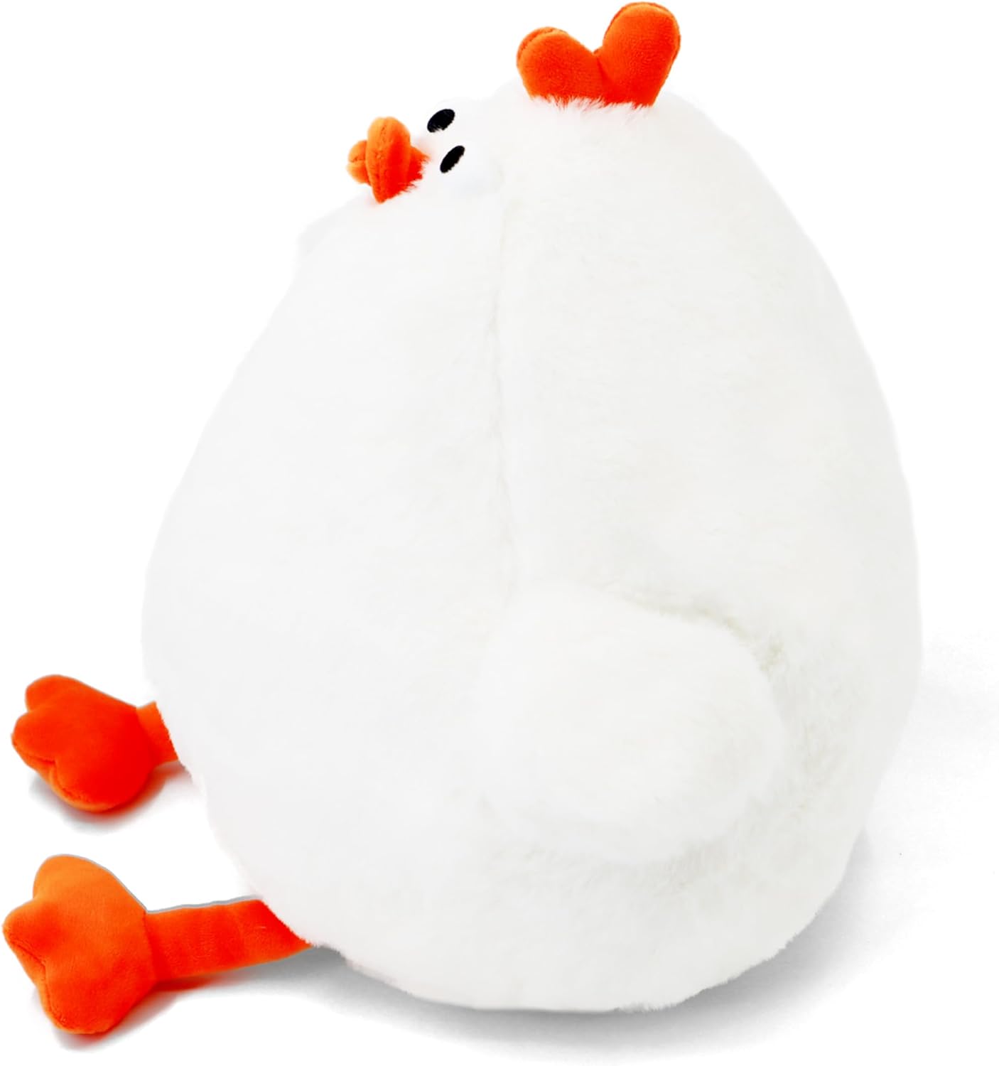 Cute White Animal Plush Toy Kawaii Fat Stuffed Animal for Kids