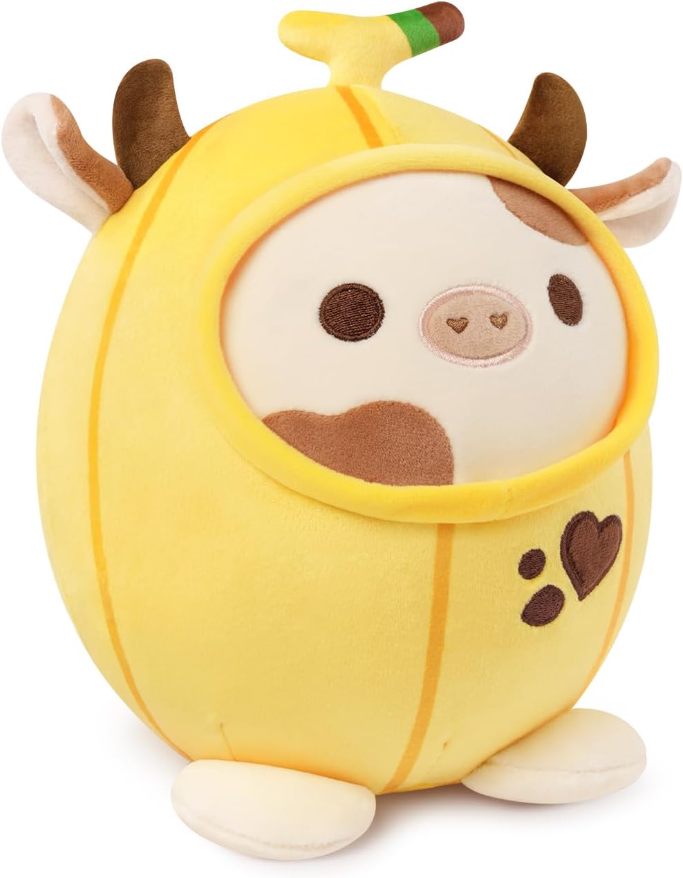 PEACH CAT Banana Cow Plush Pillow for Kids