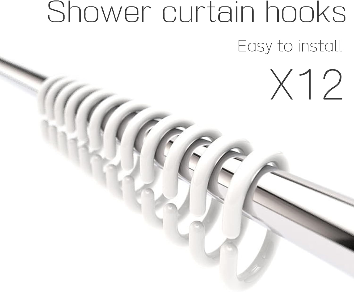 Tititex Minimalist Shower Curtain