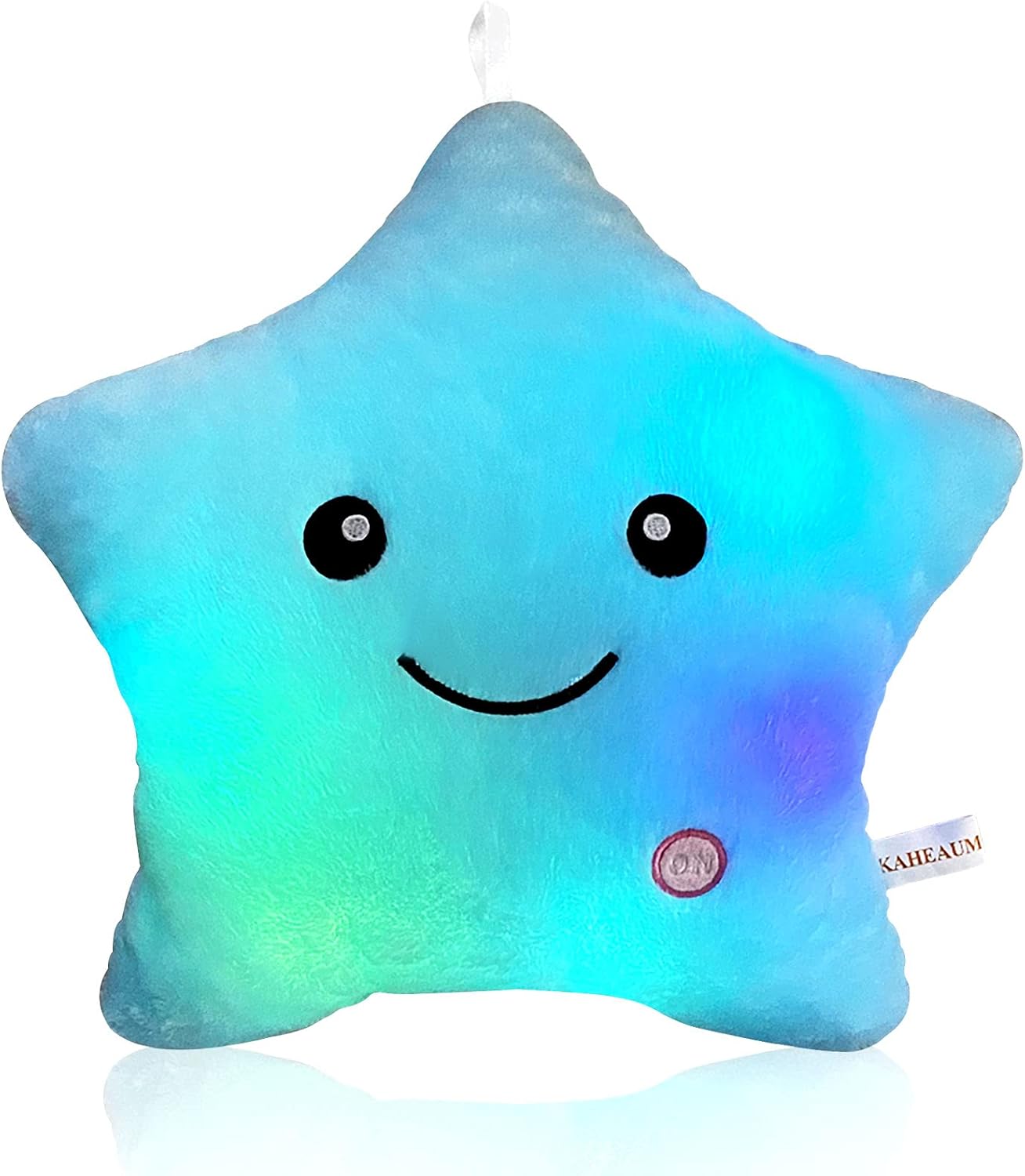 Glowing Twinkle Star Plush Pillow for Kids