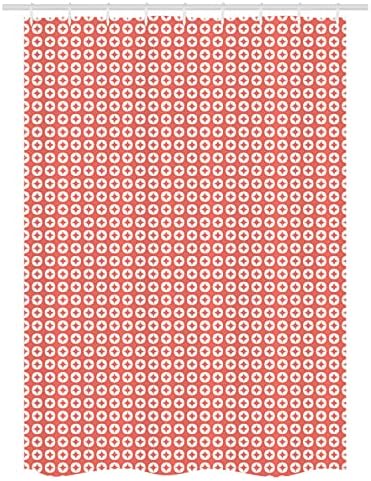 Lunarable Mid Century Stall Shower Curtain