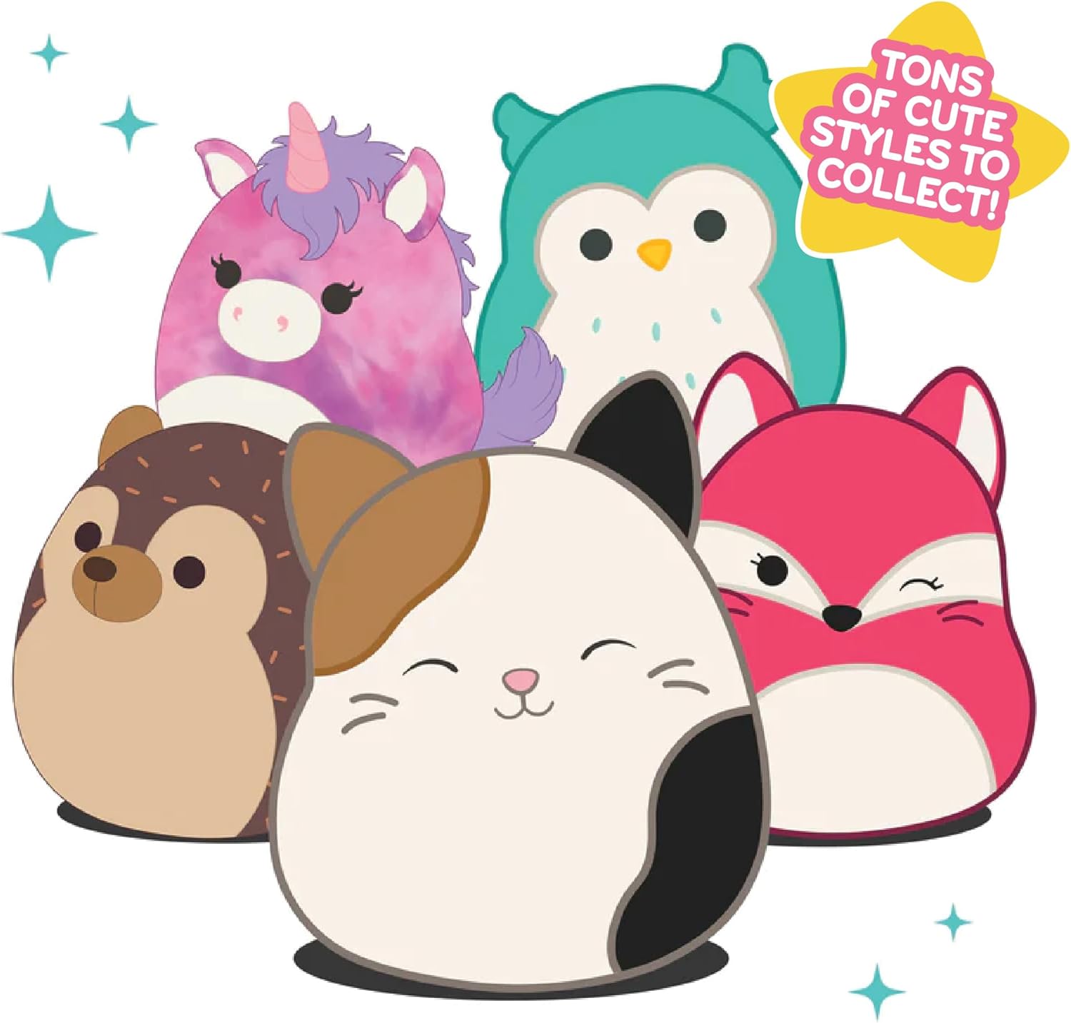 Squishmallows The Ernest Monster - 10 Squishy Plush Toy