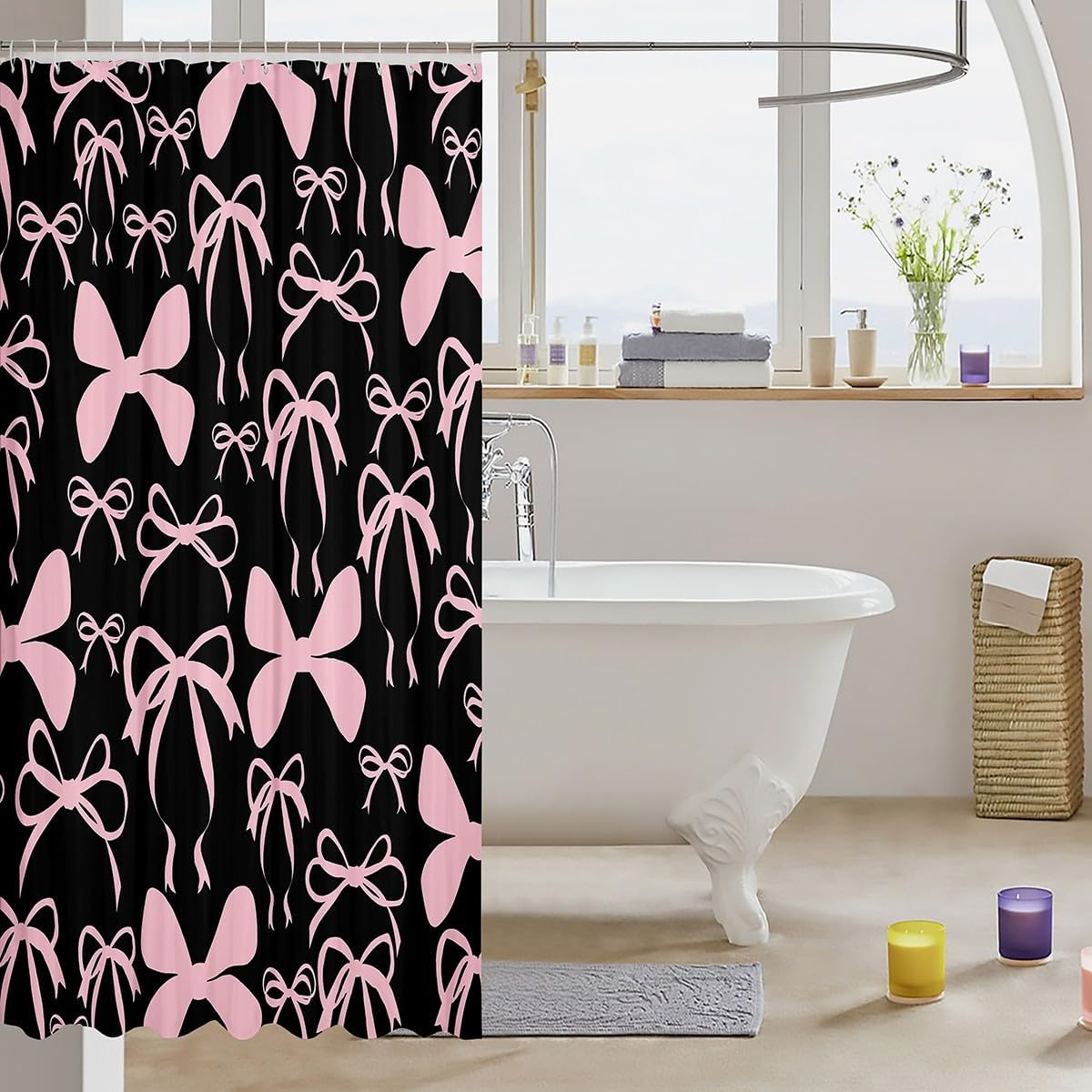 Vibrant Waterproof Kids Bath Curtains
