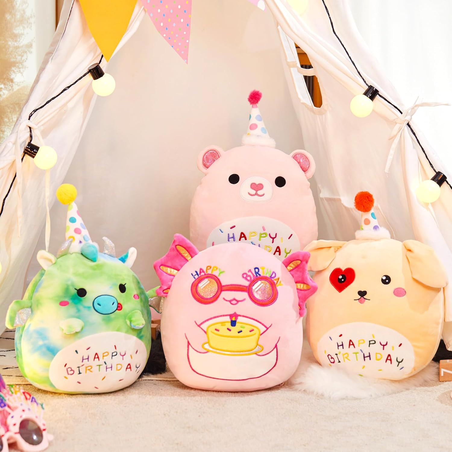 Sweet 14 Teddy Bear Plush Pillow for Kids