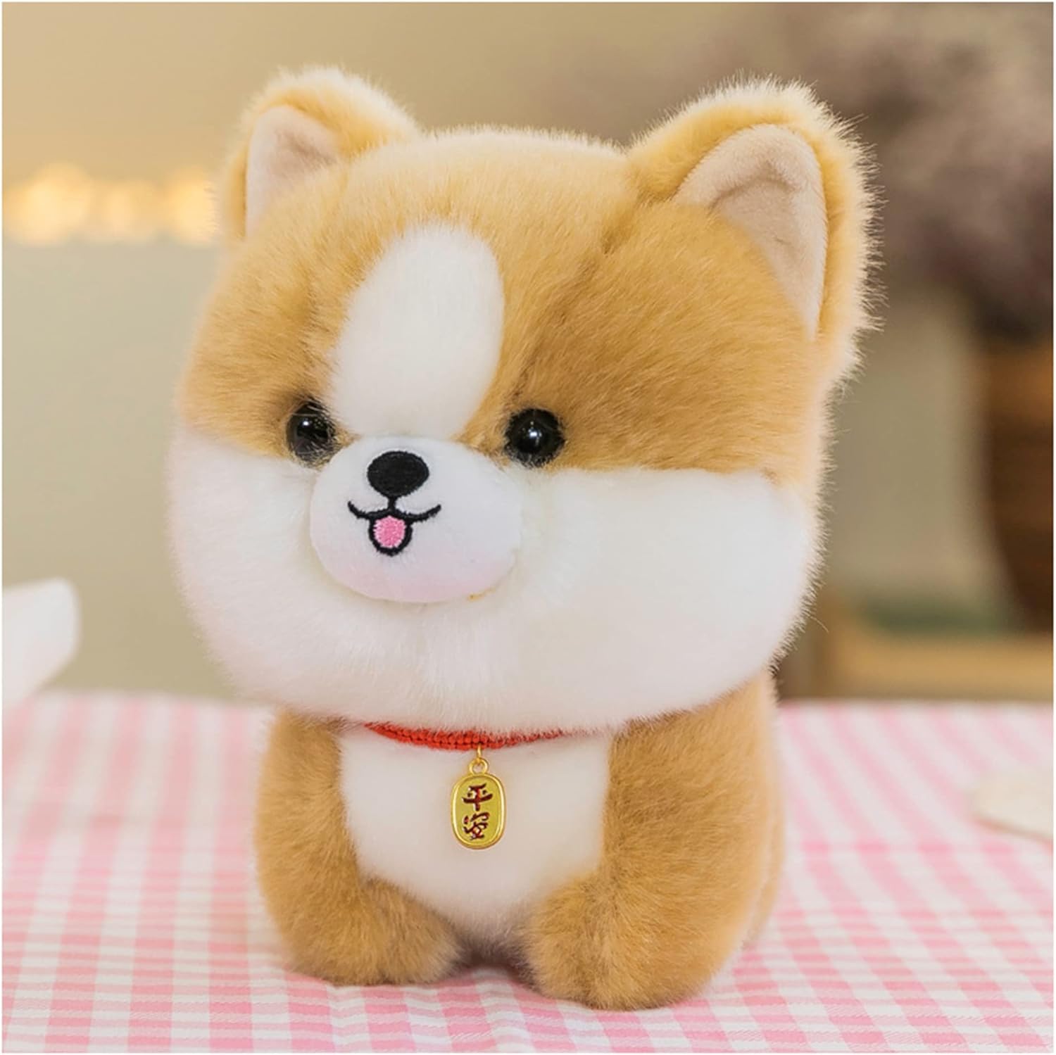 Cuddly Dog Plush Pillow Toy
