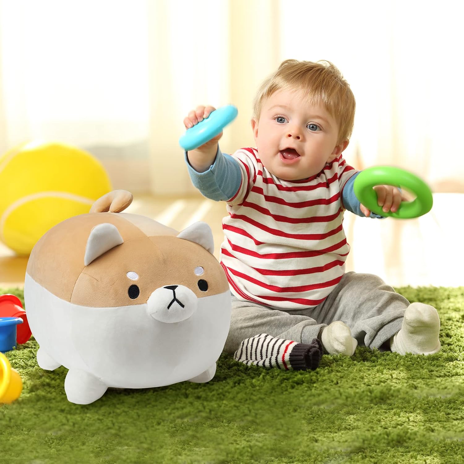 Cute Shiba Inu Plush Pillow Toy for Kids
