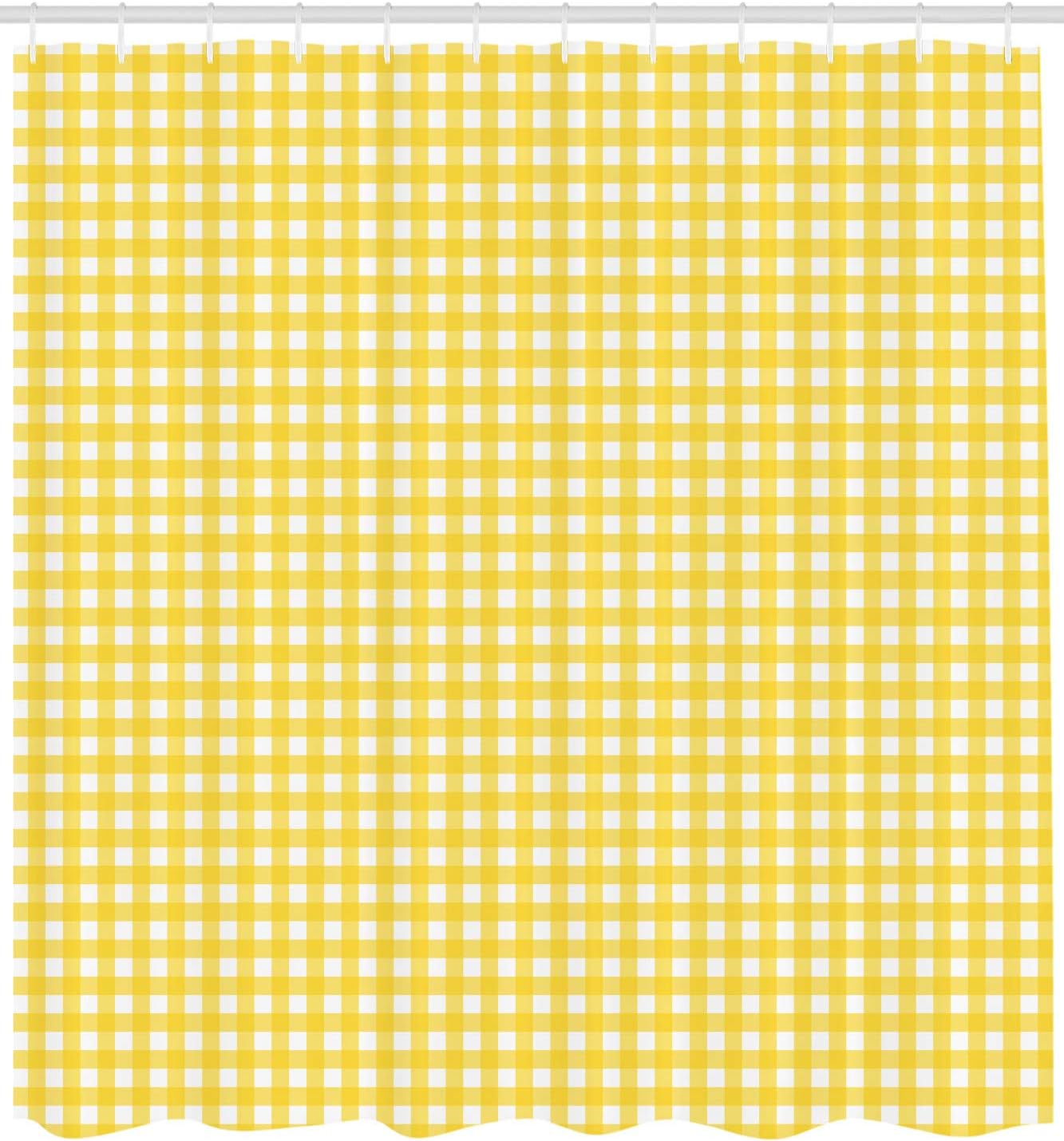 Breezy Summer Ambesonne Checkered Shower Curtain