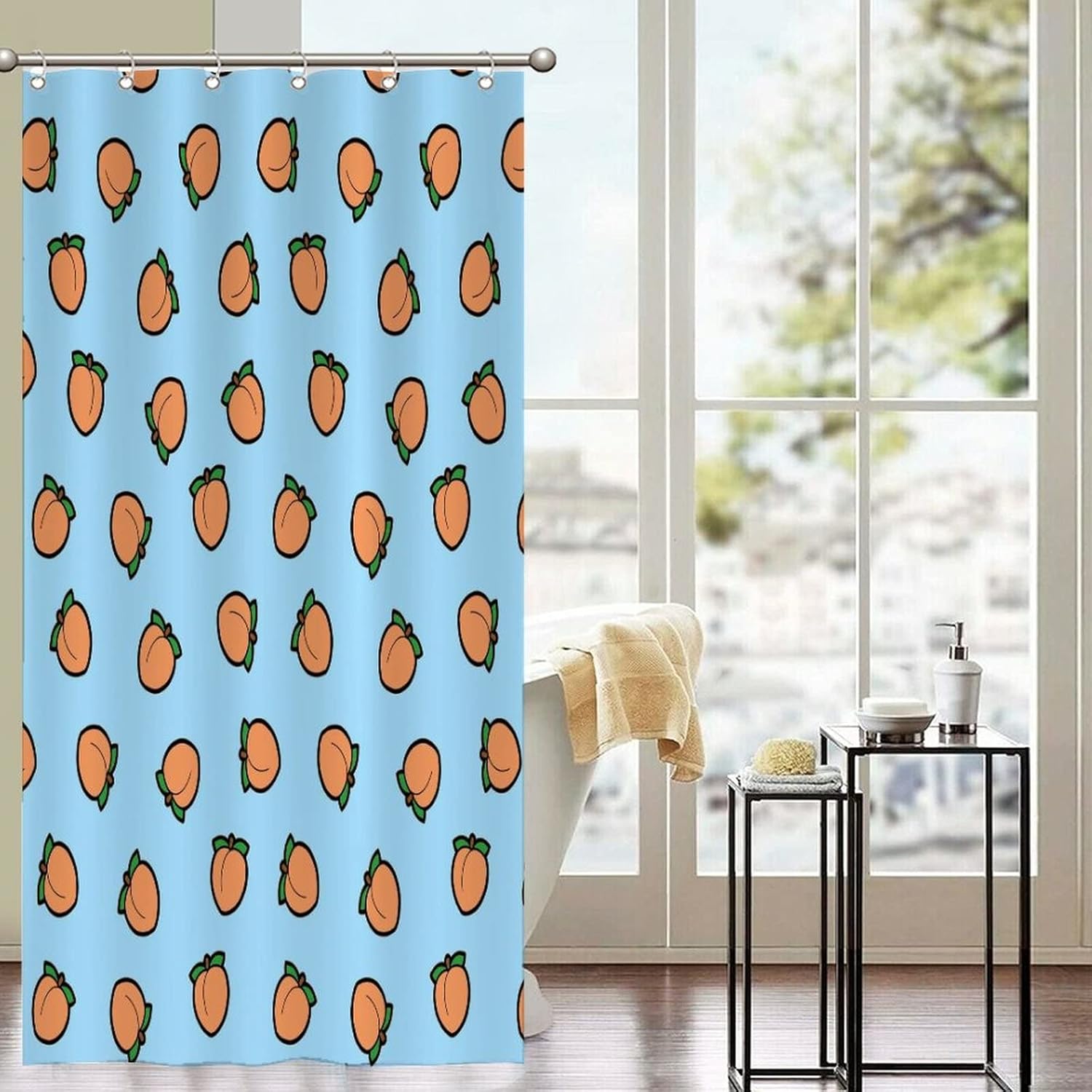 Fresh Fruit Bathroom Shower curtain set 35 x 71