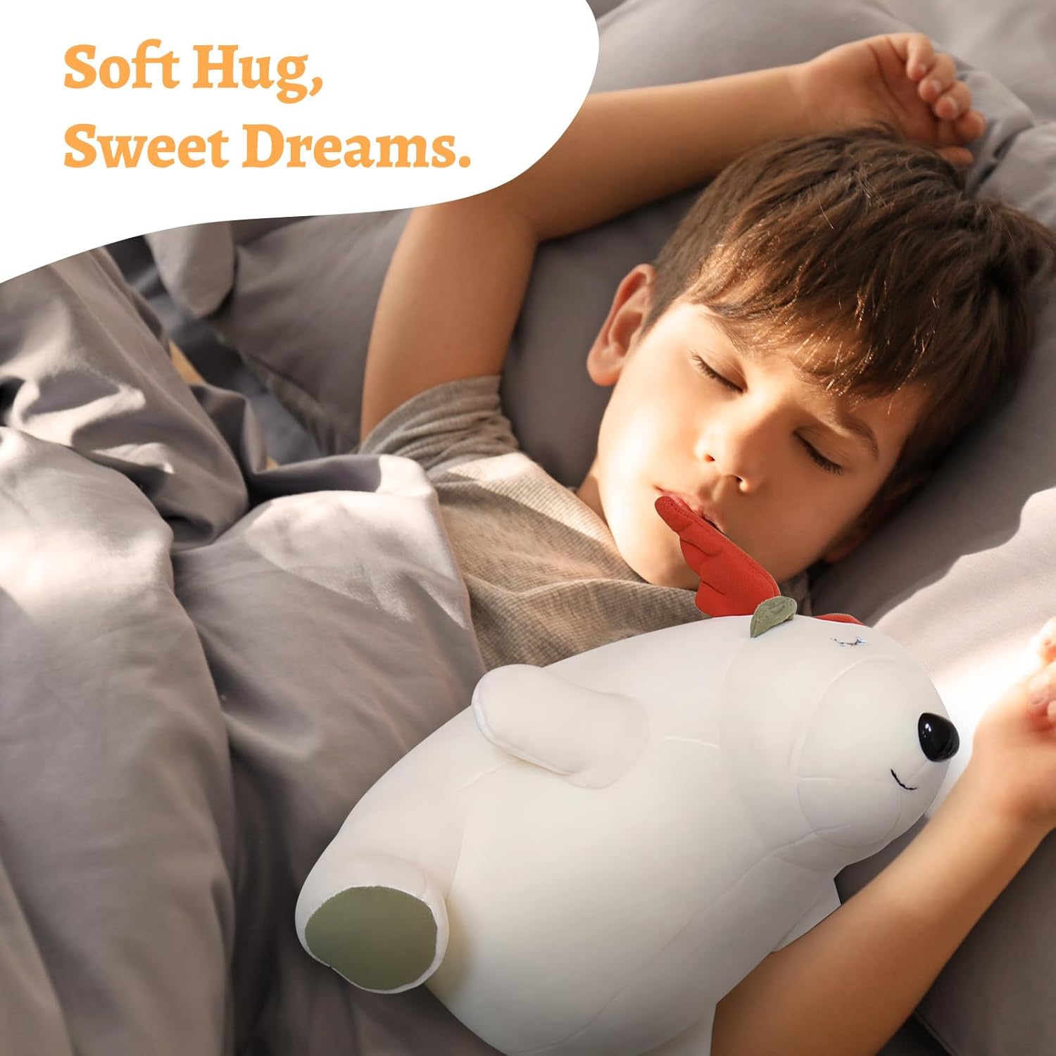 Roqei Polar Bear Plush Pillow