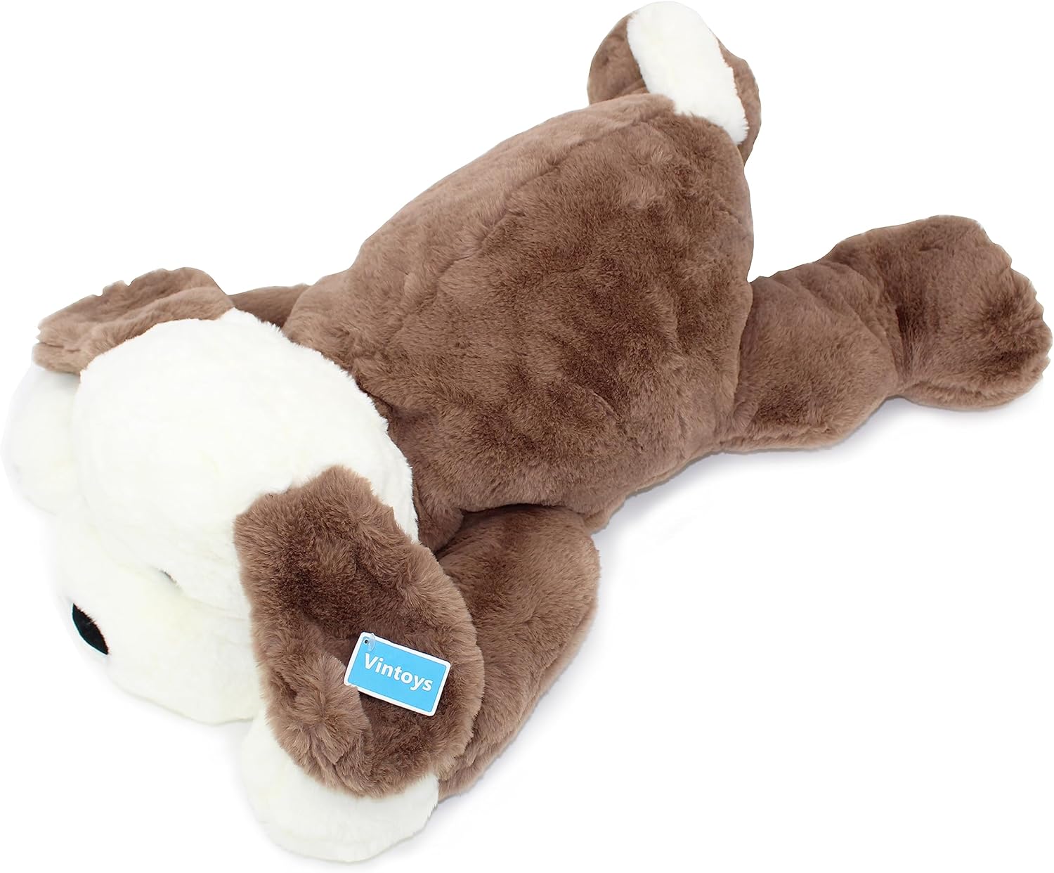 Dog Hugging Pillow Big Soft Plush Pillow for Kids and Adults Brown