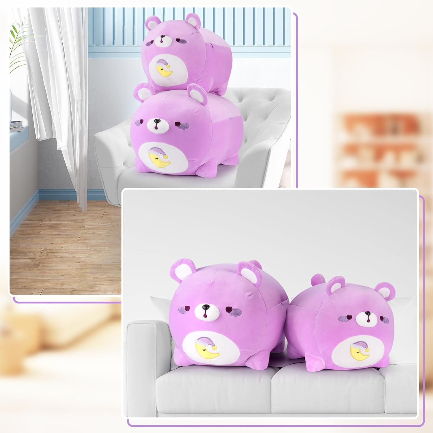 Auspicious Beginning Bear Plush Family Gift Set
