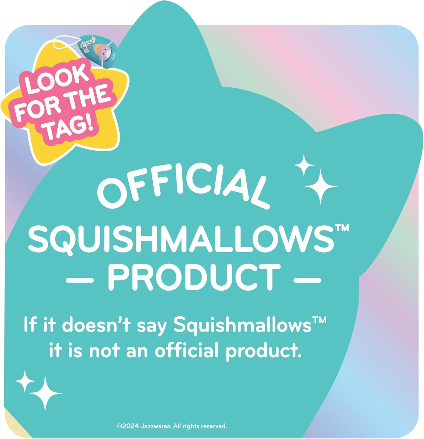 Squishmallows The Ernest Monster - 10 Squishy Plush Toy