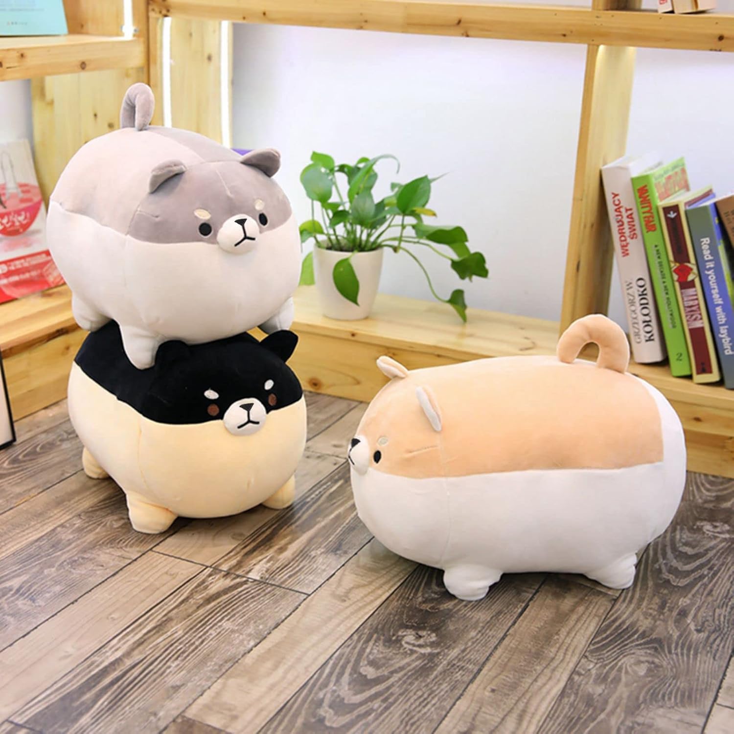 Cute Shiba Inu Plush Pillow Toy for Kids