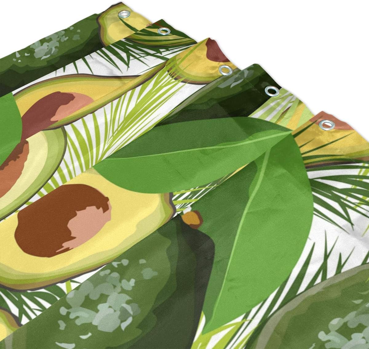 Srainy Day fun 72x72 inch tropical shower curtain for home