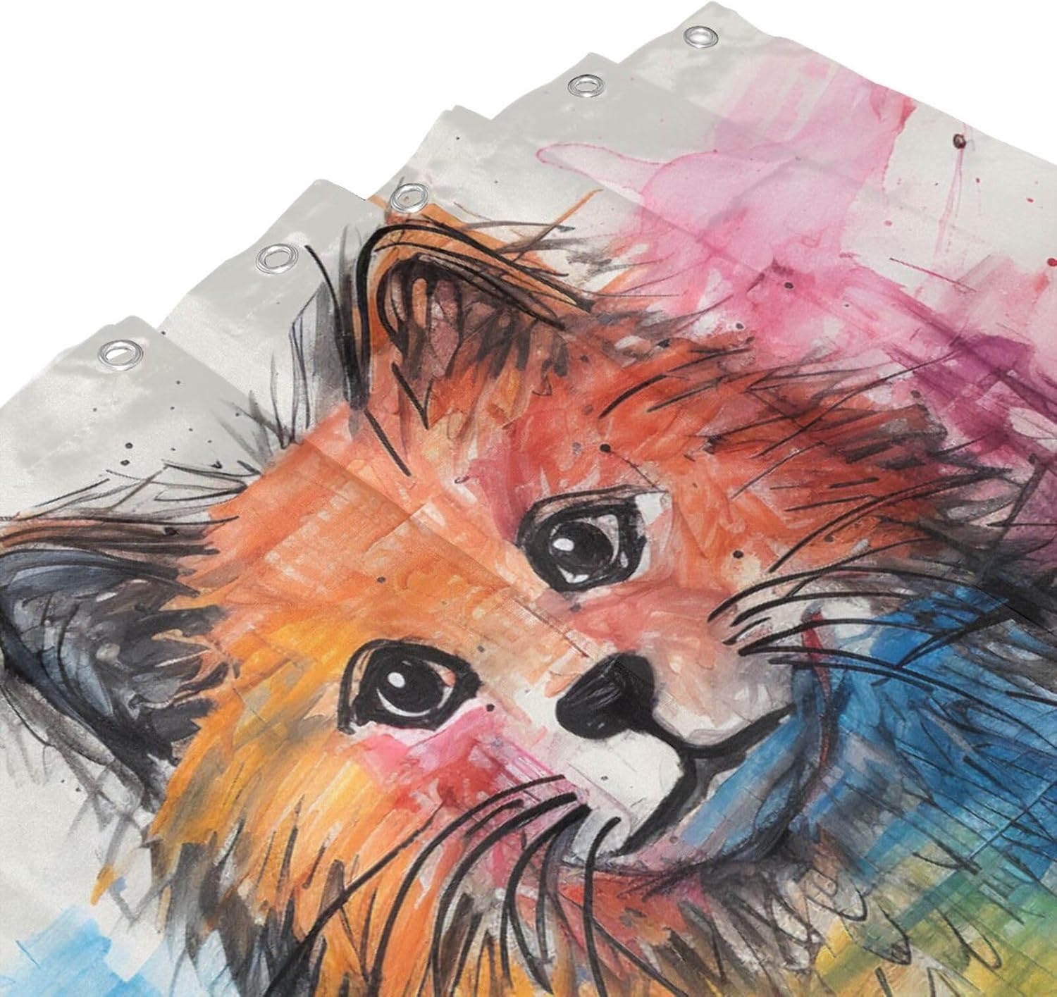 Cute Dog Shower Curtain Set
