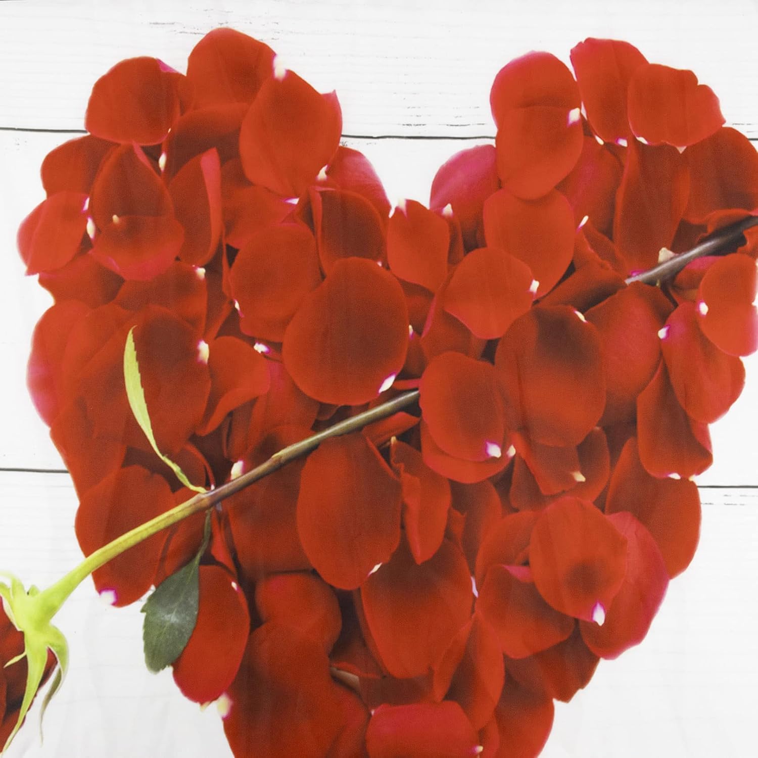 LB Red Rose Flower 72x72-Inch