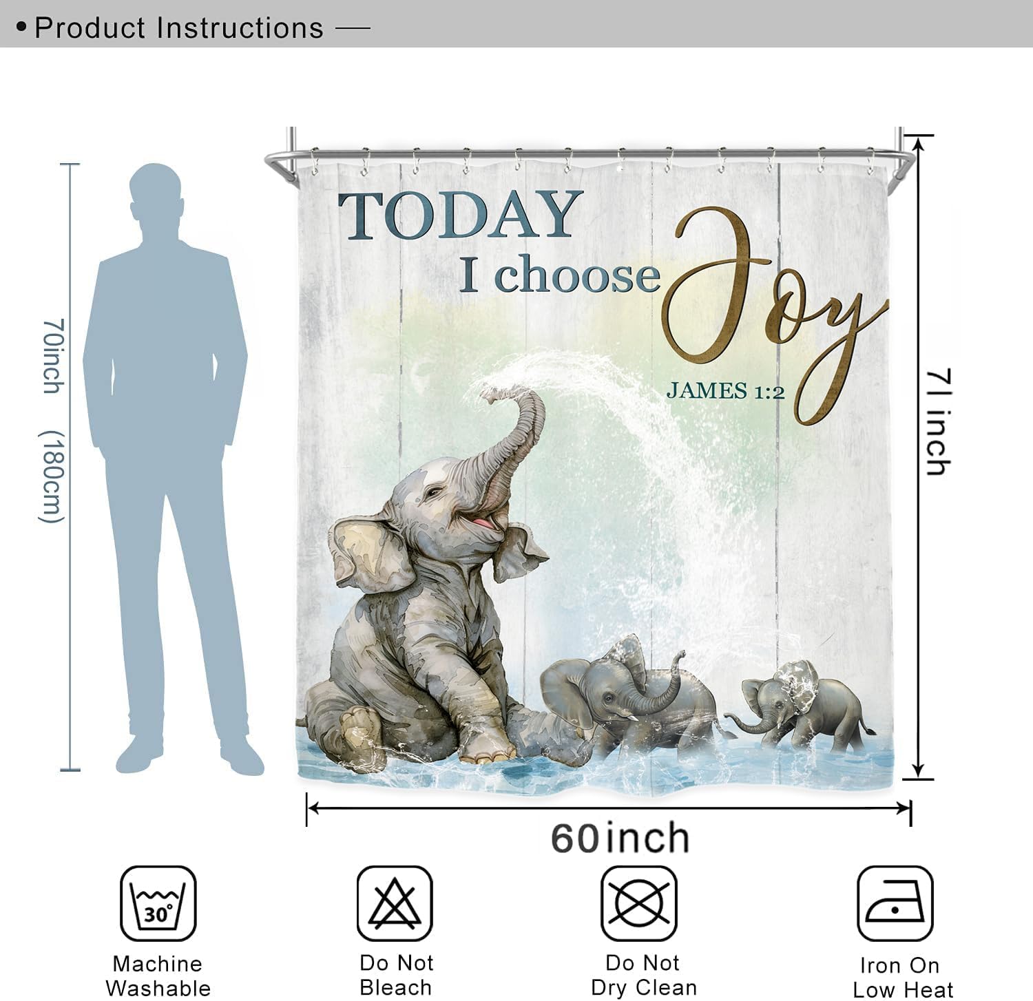 vitamin K giggles Victory Elephant Home Kitchen Bathroom Birthday Christmas Hook Set