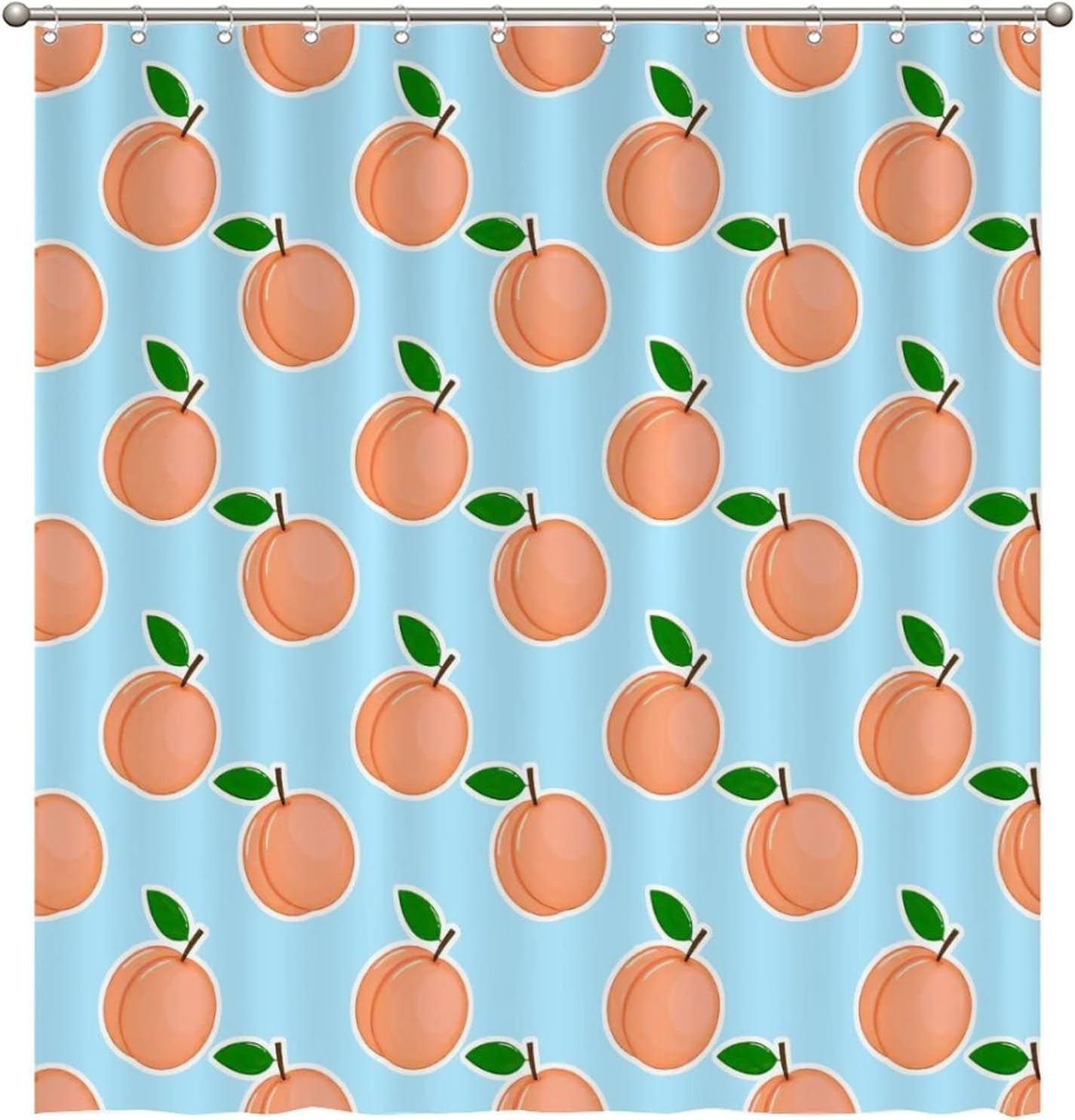 Cute Fruit Pattern Shower Curtain Liner 71x79