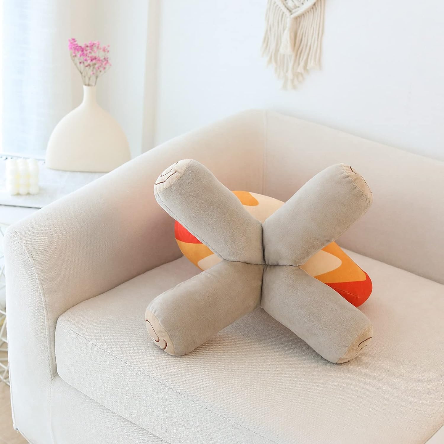 Funny Campfire Plush Pillow 177in for Kids