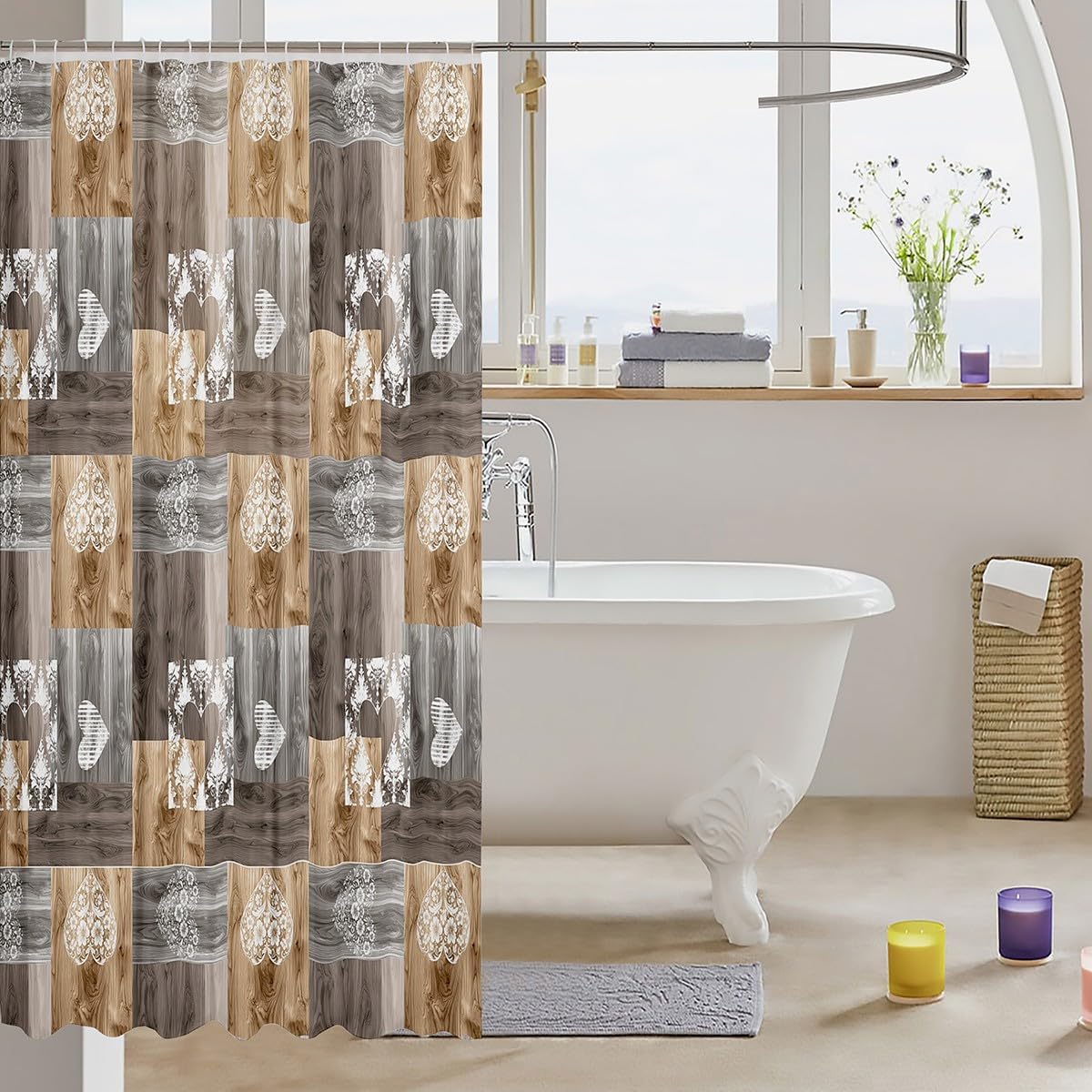 adorable kids bath curtain fun waterproof