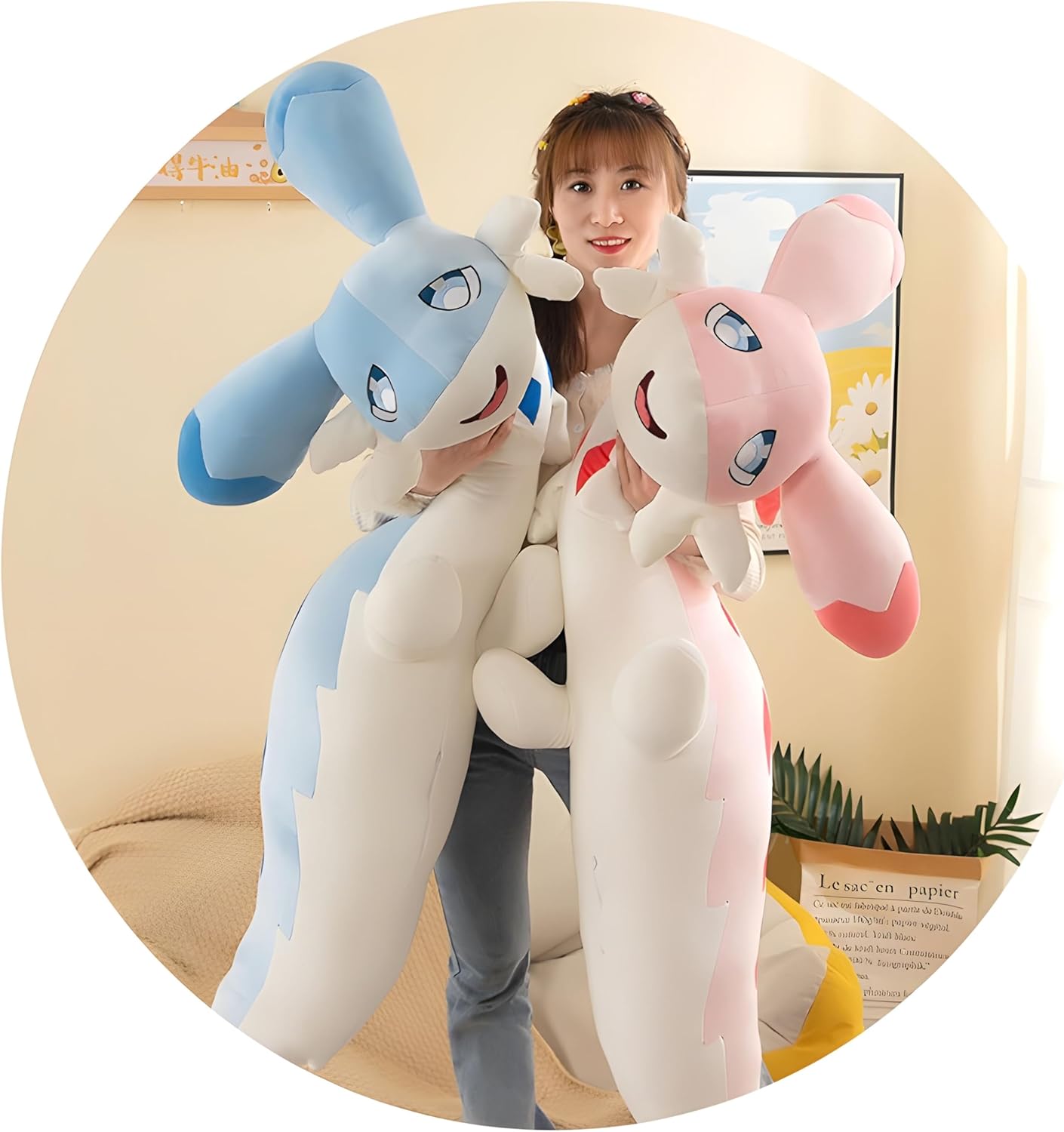Long Dragon Plush Body Pillow Stuffed Animal for Beds Soft and Cozy
