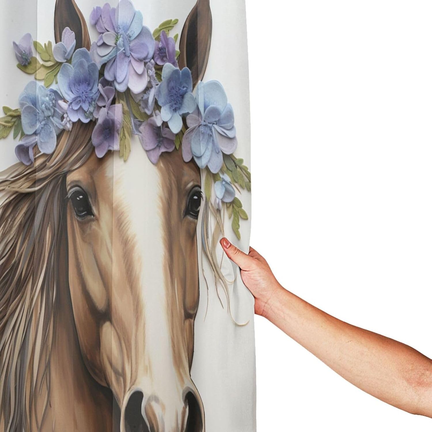 Stunning Brown Horse Booth in Boho design