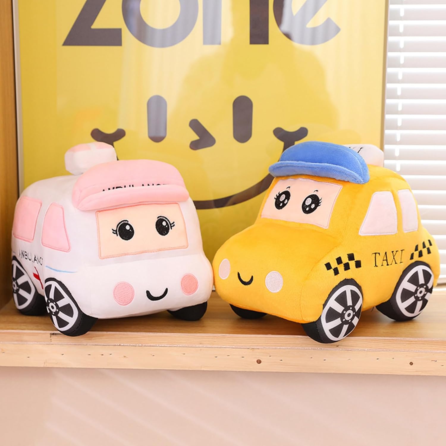 3D Animated Car Plush Pillow for Sofa Kids