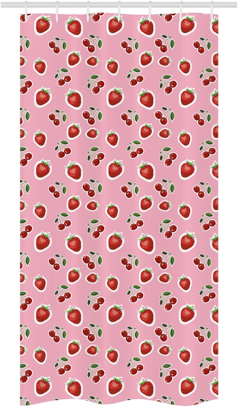 Fruit Stall Digital Print Shower Curtain Unique Design