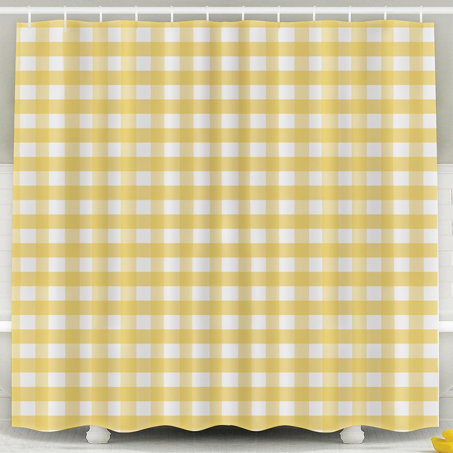 CAPSCEOLL Gingham Shower Curtain