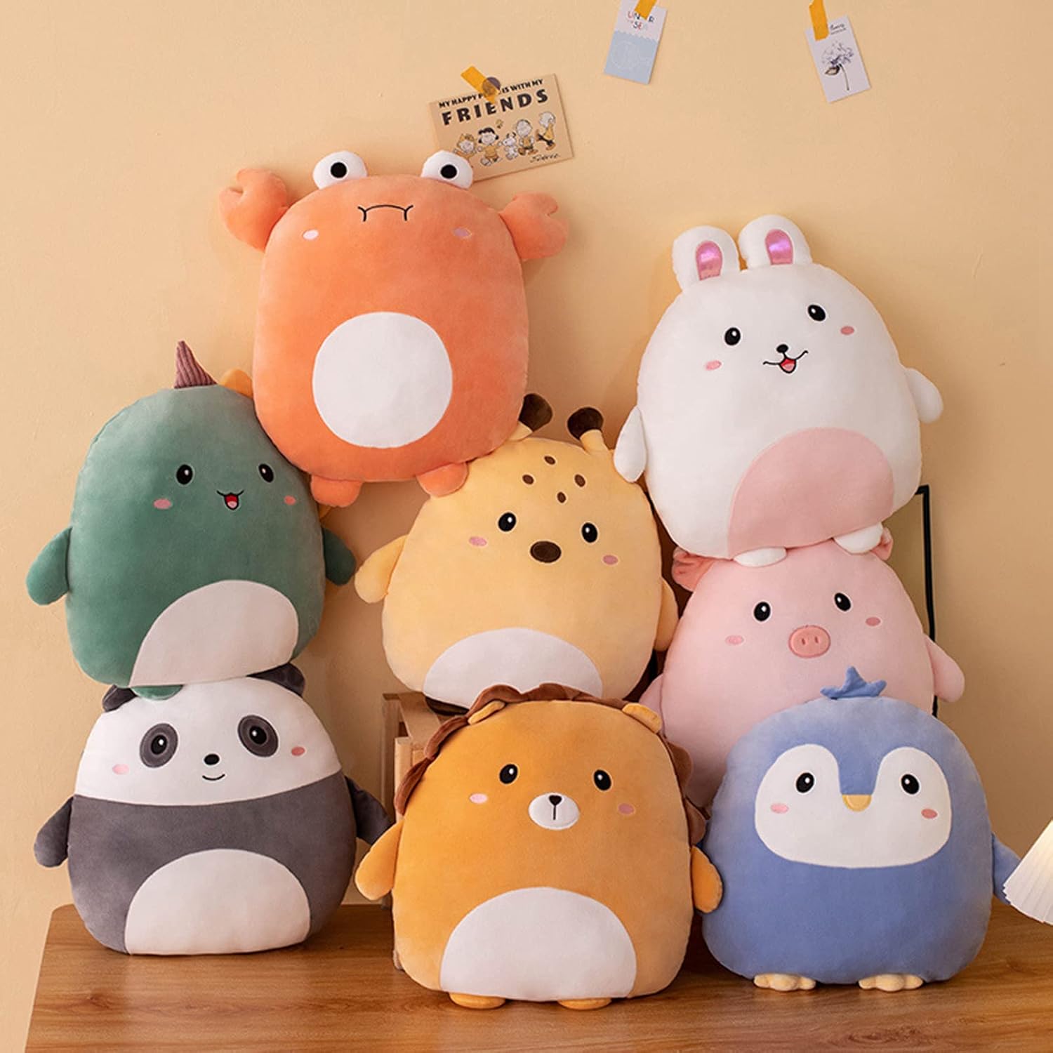 Laforet Cuddle Cuddlmagic Panda Plush Pillow Stuffed AnimalToy for Kids Adults