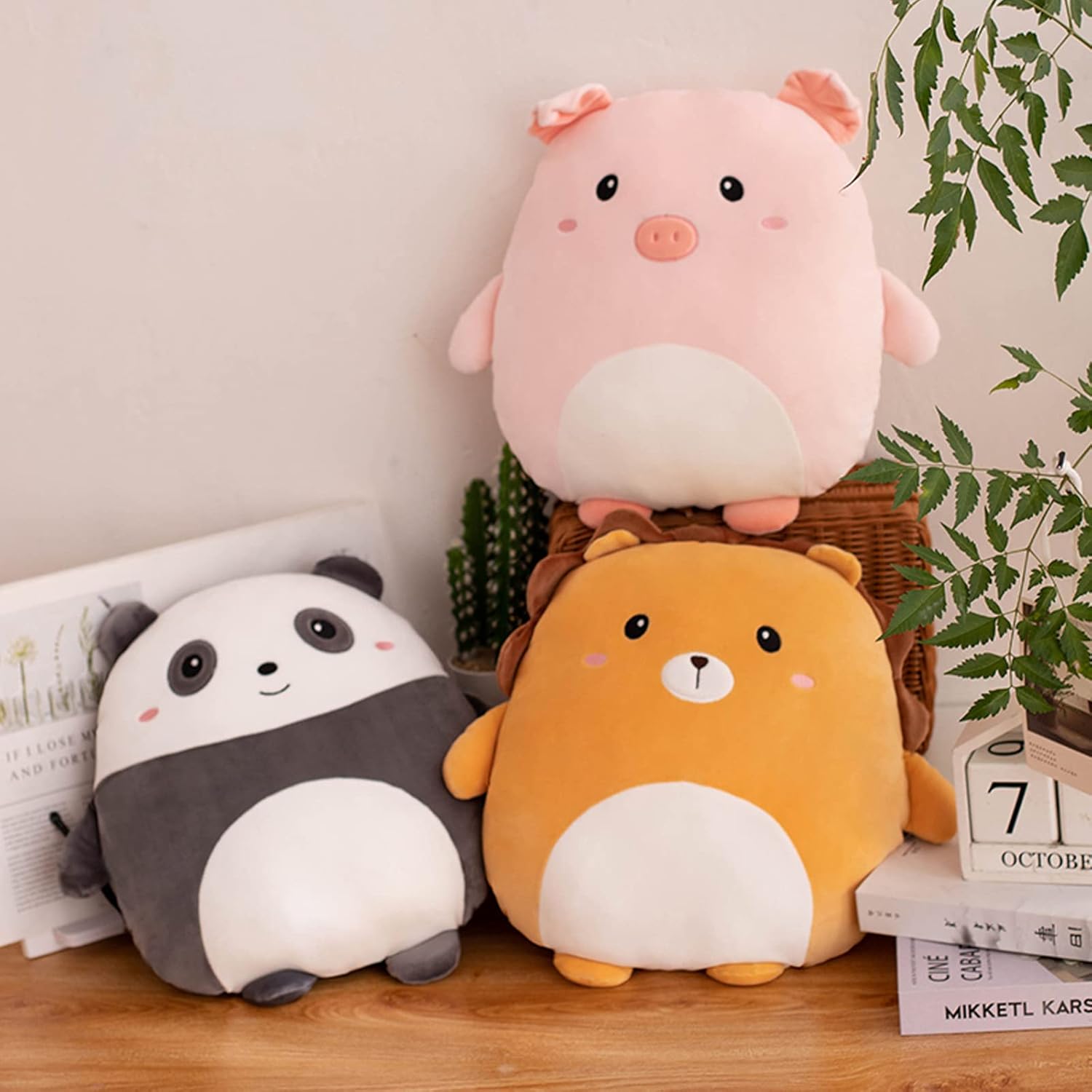 Laforet Cuddle Cuddlmagic Panda Plush Pillow Stuffed AnimalToy for Kids Adults