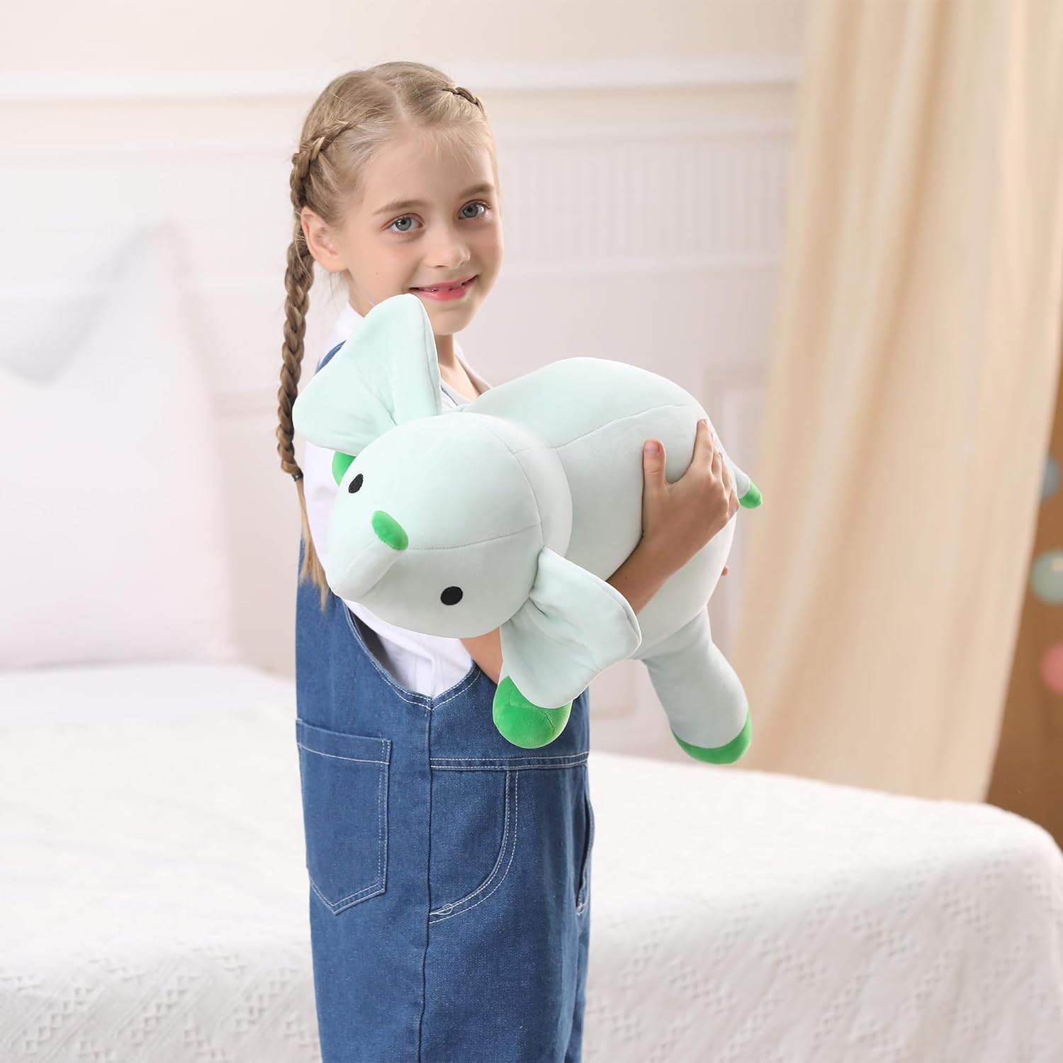 Elephant Weighted Plush Pillow