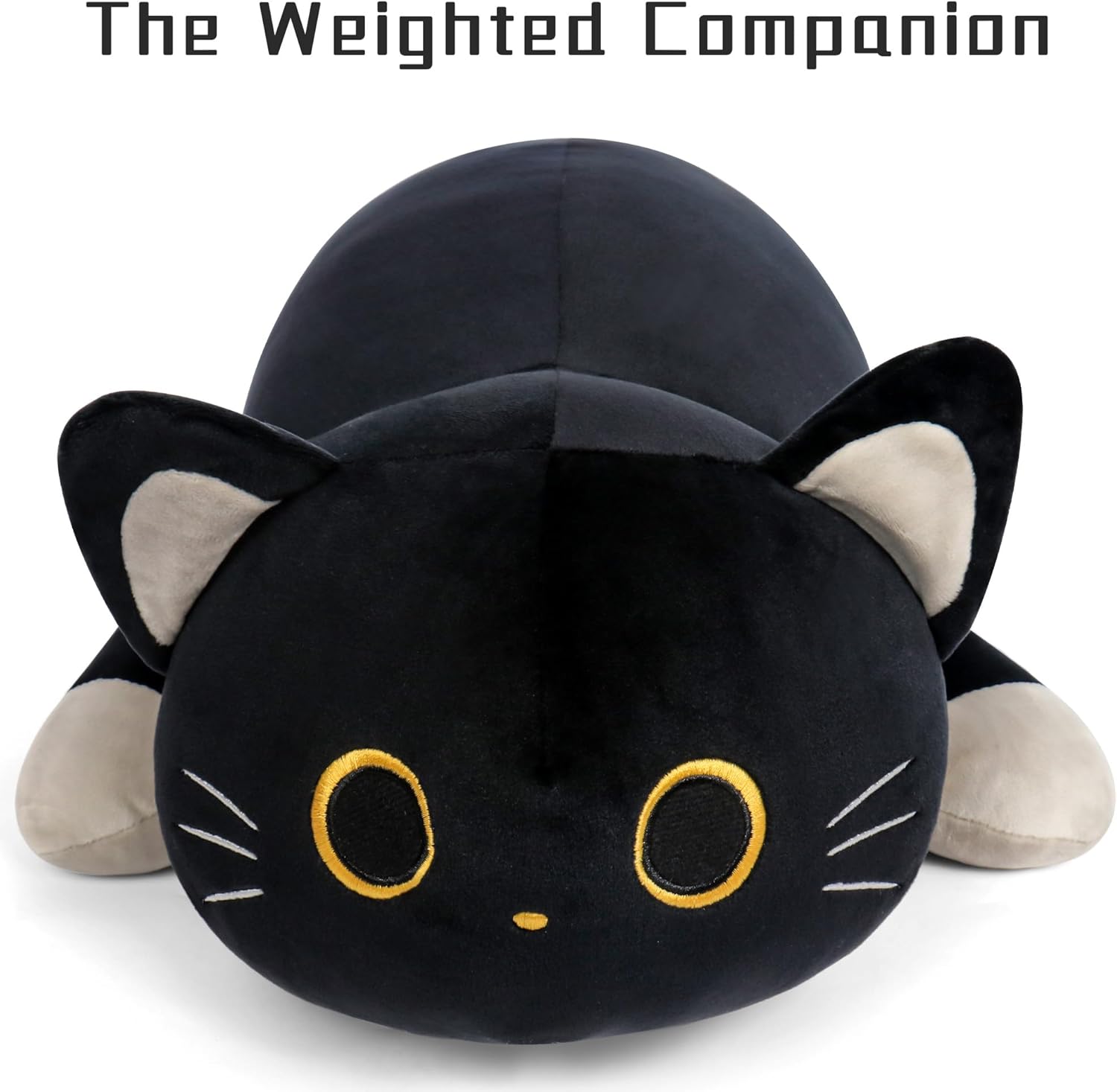 Wepop 24 Black Cat Weighted Plush Pillow