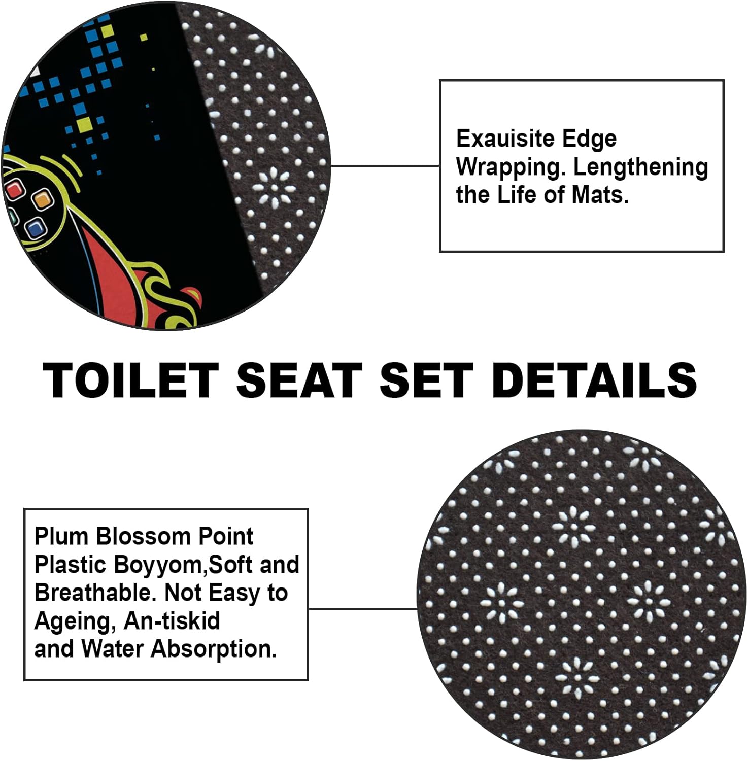 NORBEY Gaming Set Anti-Slip Water resistant