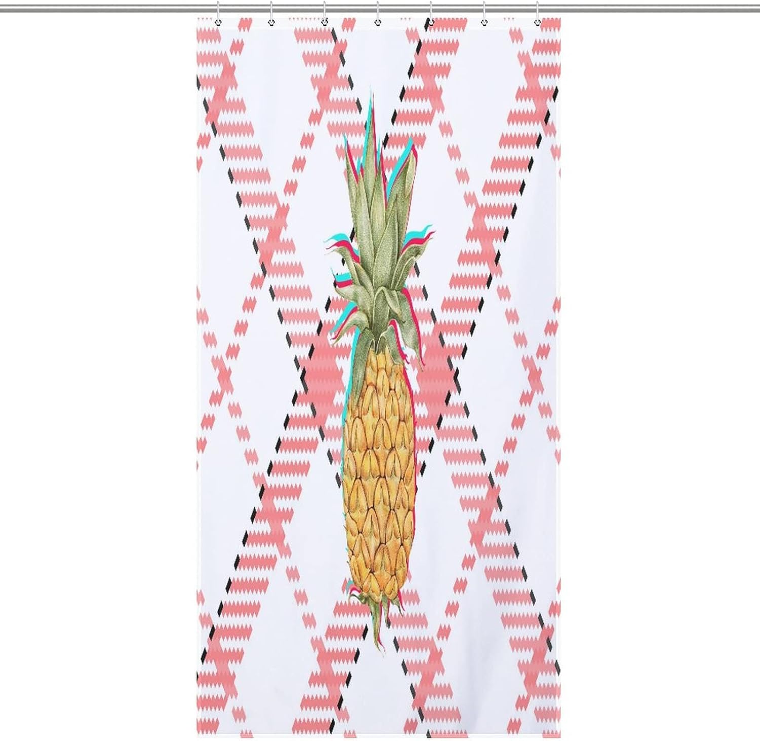 Sweet Natural Food Shower Curtain with 12 Hooks 36x72 Inch